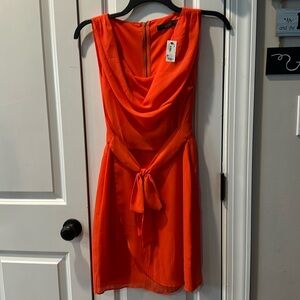 The Limited Faux Wrap Belted Dress